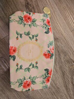 Estee Lauder Makeup/Cosmetic Bag Pink Floral Zip Top 2025 Limited Edition